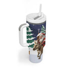 Kangaroo Australia Christmas Tumbler With Handle Xmas Pattern