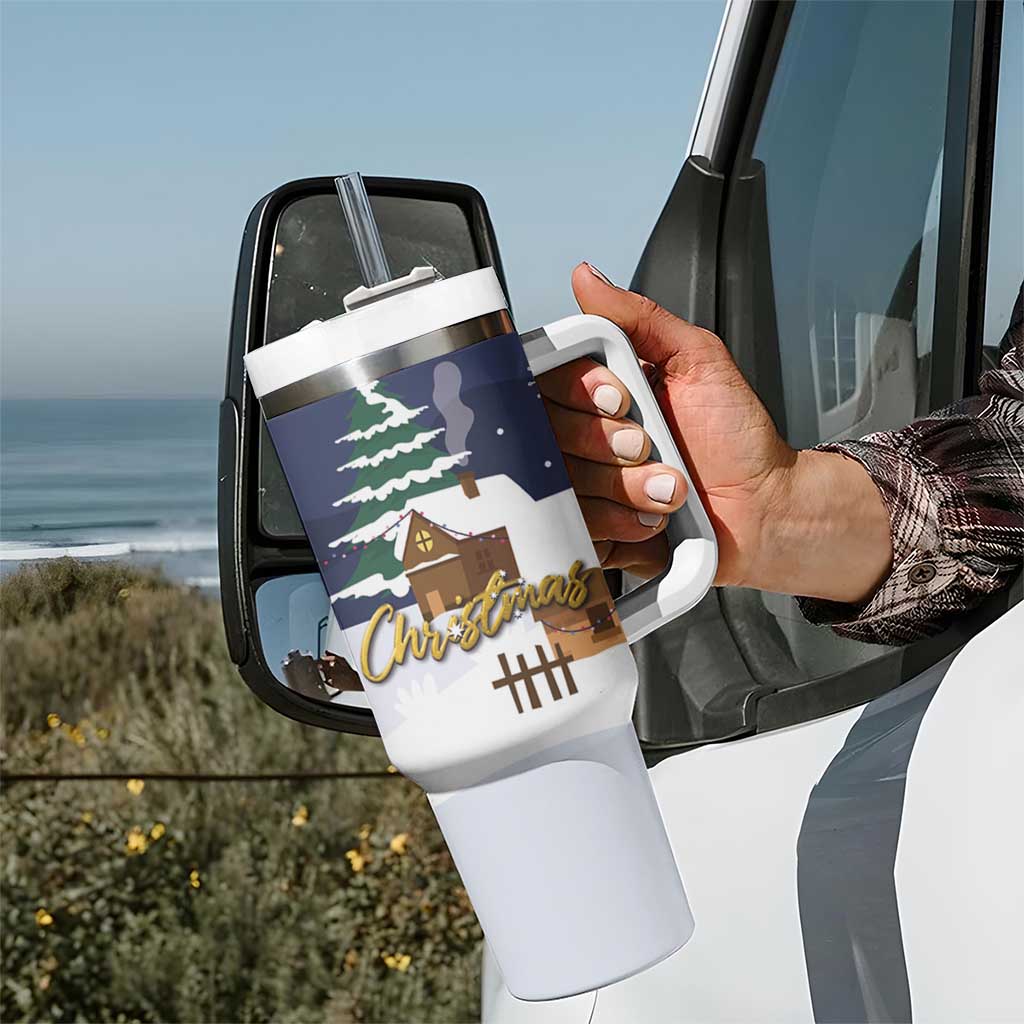 Kangaroo Australia Christmas Tumbler With Handle Xmas Pattern