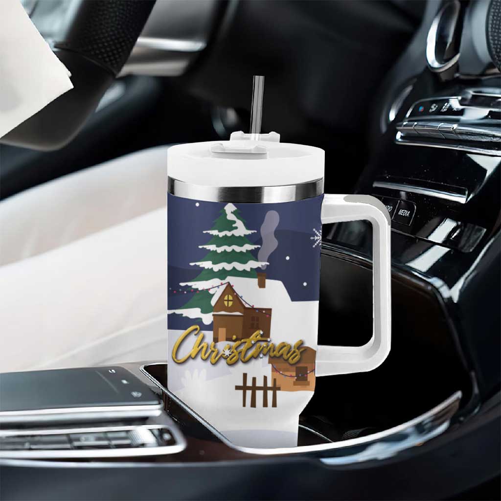 Kangaroo Australia Christmas Tumbler With Handle Xmas Pattern