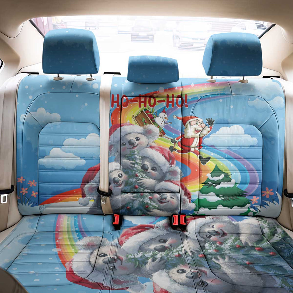 Australia Koala Christmas Back Car Seat Cover Santa Claus Ho Ho Ho