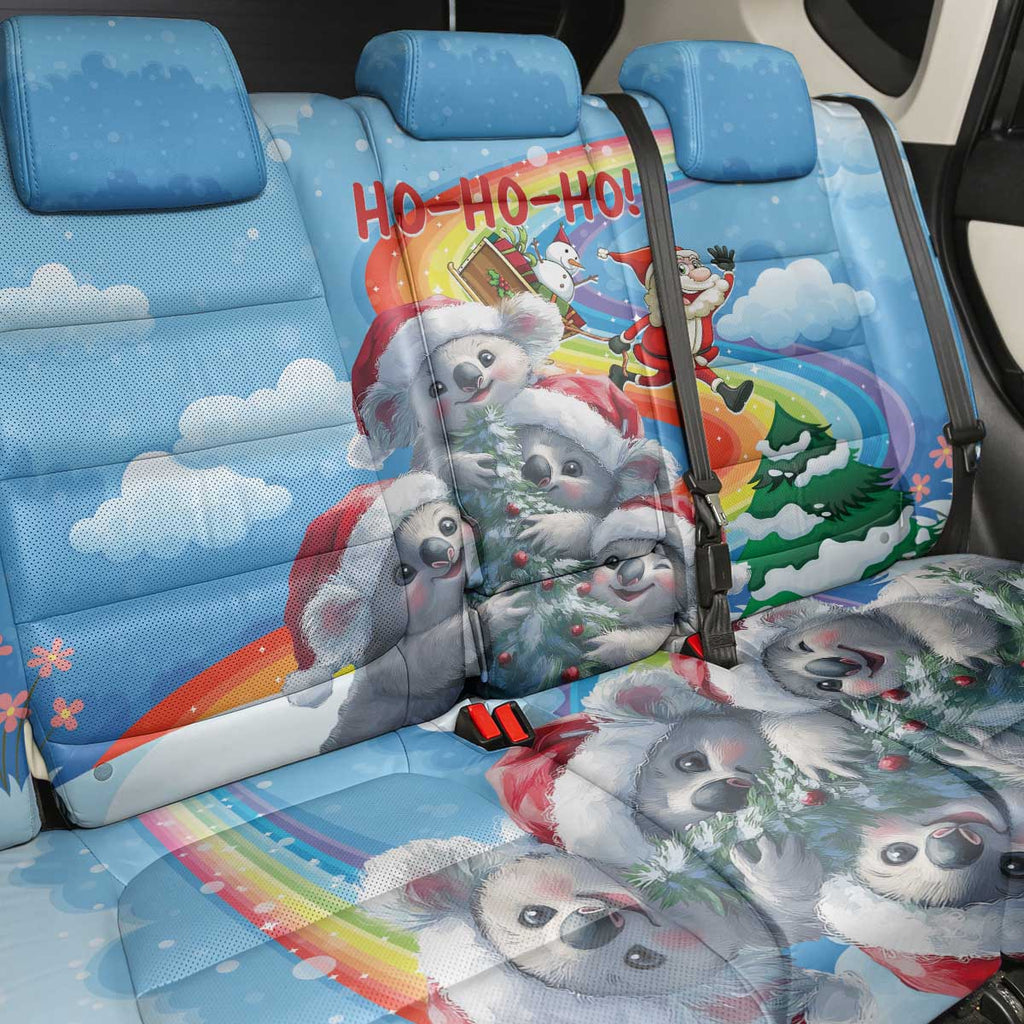 Australia Koala Christmas Back Car Seat Cover Santa Claus Ho Ho Ho