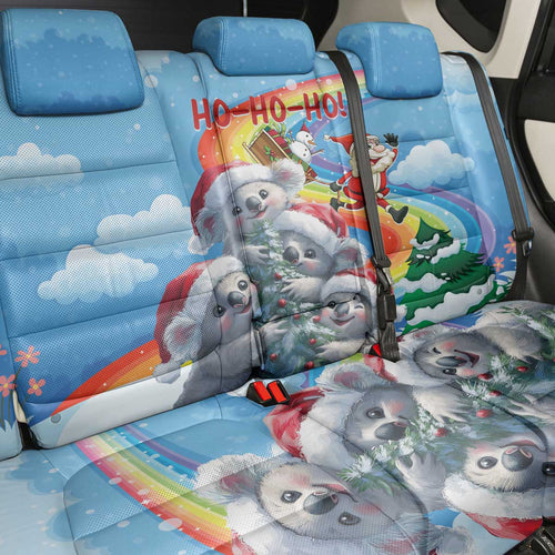Australia Koala Christmas Back Car Seat Cover Santa Claus Ho Ho Ho