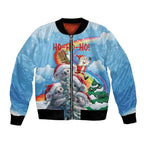 Personalised Australia Koala Christmas Bomber Jacket Santa Claus Ho Ho Ho