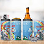 Personalised Australia Koala Christmas 4 in 1 Can Cooler Tumbler Santa Claus Ho Ho Ho