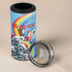 Personalised Australia Koala Christmas 4 in 1 Can Cooler Tumbler Santa Claus Ho Ho Ho