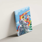 Australia Koala Christmas Canvas Wall Art Santa Claus Ho Ho Ho