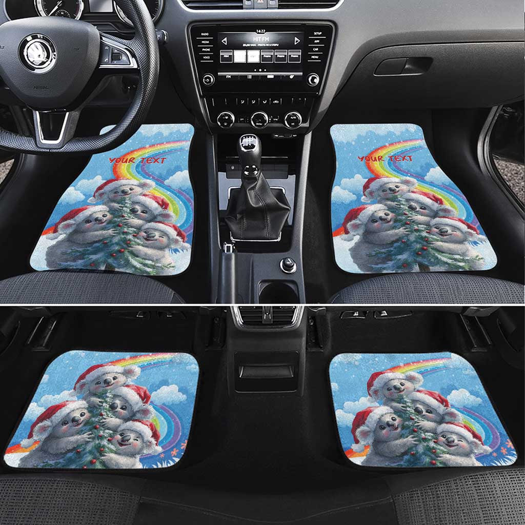 Australia Koala Christmas Car Mats Santa Claus Ho Ho Ho