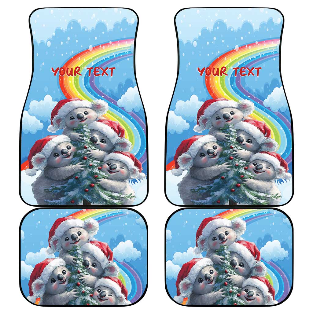 Australia Koala Christmas Car Mats Santa Claus Ho Ho Ho