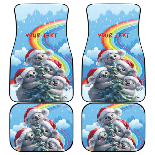 Australia Koala Christmas Car Mats Santa Claus Ho Ho Ho