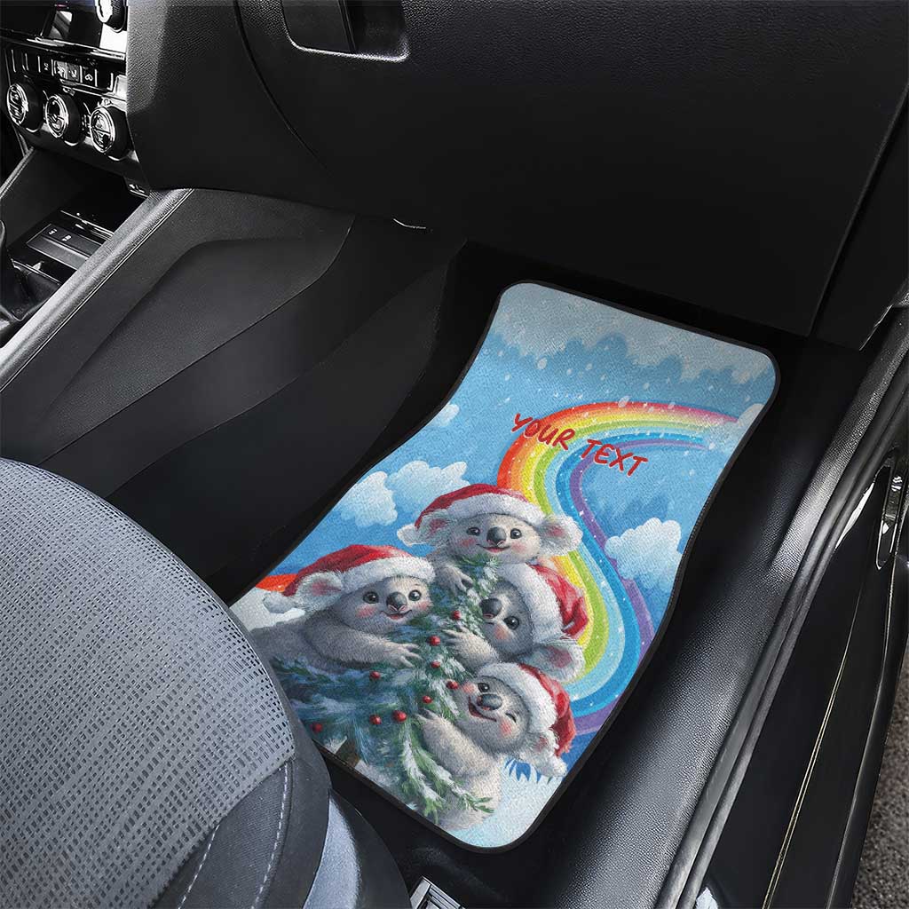 Australia Koala Christmas Car Mats Santa Claus Ho Ho Ho