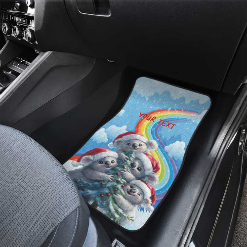 Australia Koala Christmas Car Mats Santa Claus Ho Ho Ho