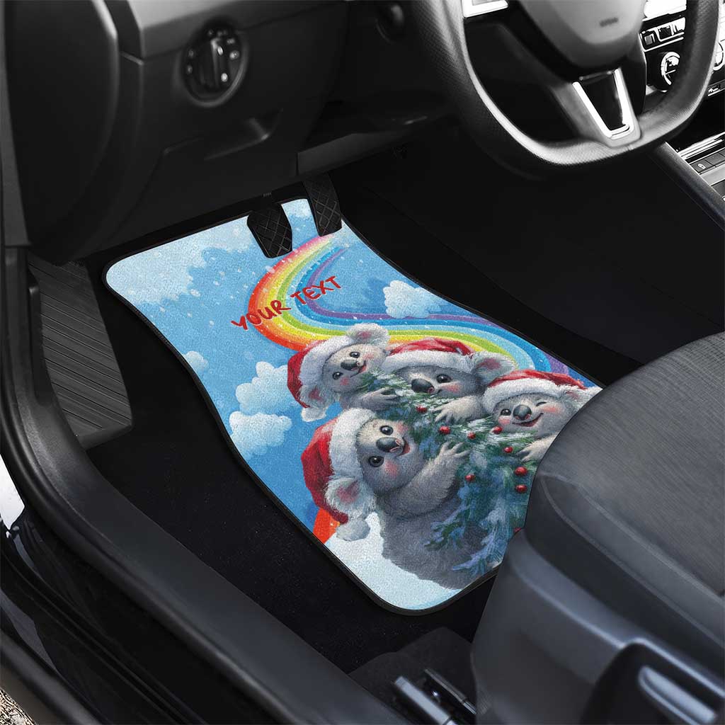 Australia Koala Christmas Car Mats Santa Claus Ho Ho Ho