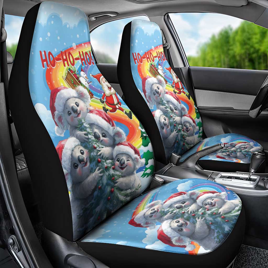 Australia Koala Christmas Car Seat Cover Santa Claus Ho Ho Ho