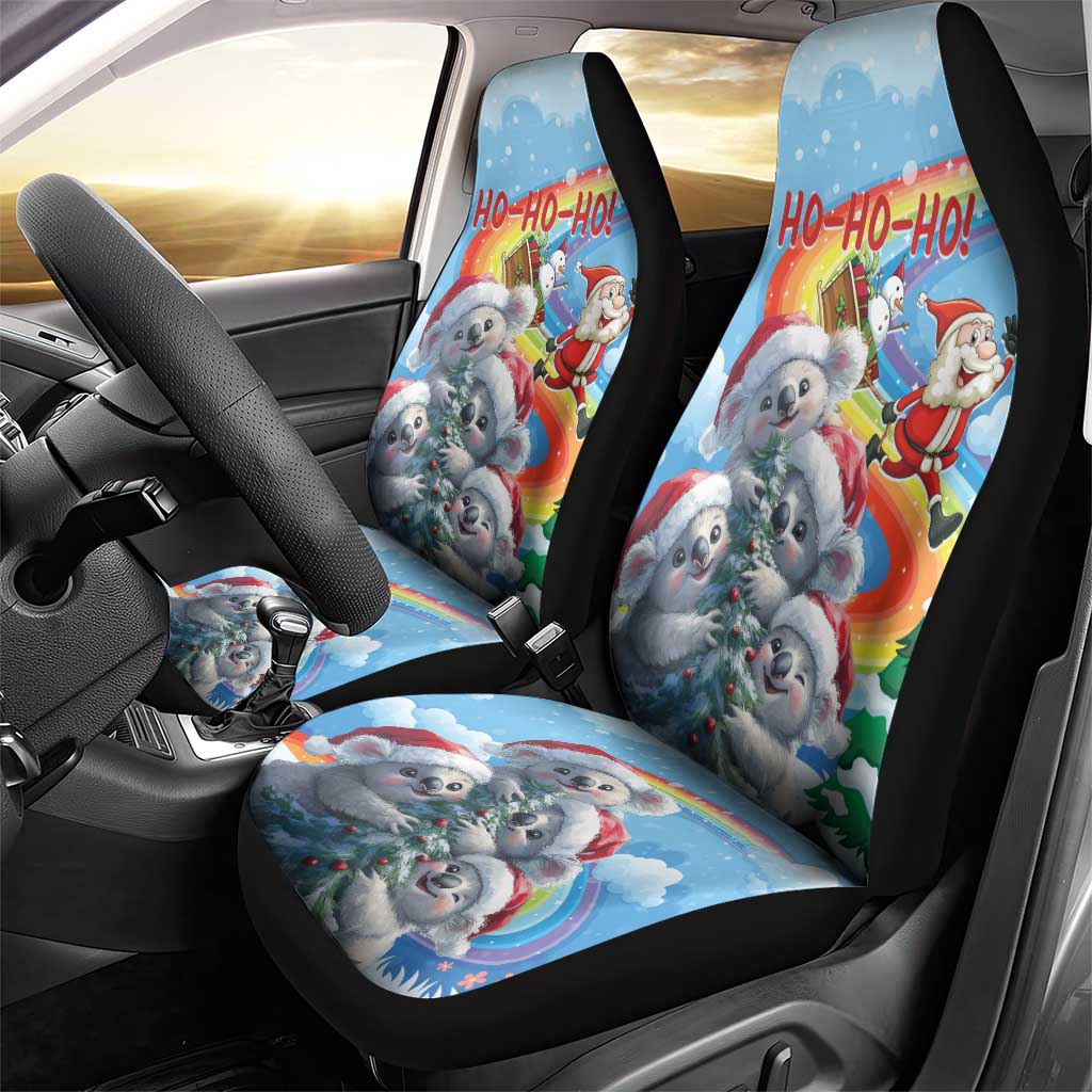 Australia Koala Christmas Car Seat Cover Santa Claus Ho Ho Ho