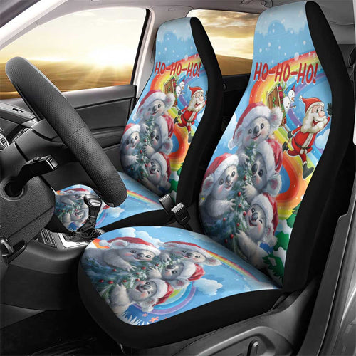 Australia Koala Christmas Car Seat Cover Santa Claus Ho Ho Ho