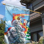Australia Koala Christmas Garden Flag Santa Claus Ho Ho Ho