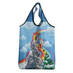 Australia Koala Christmas Grocery Bag Santa Claus Ho Ho Ho
