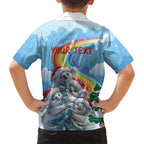 Personalised Australia Koala Christmas Hawaiian Shirt Santa Claus Ho Ho Ho