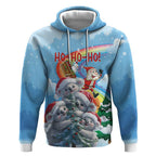 Personalised Australia Koala Christmas Hoodie Santa Claus Ho Ho Ho