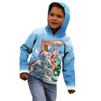 Personalised Australia Koala Christmas Kid Hoodie Santa Claus Ho Ho Ho