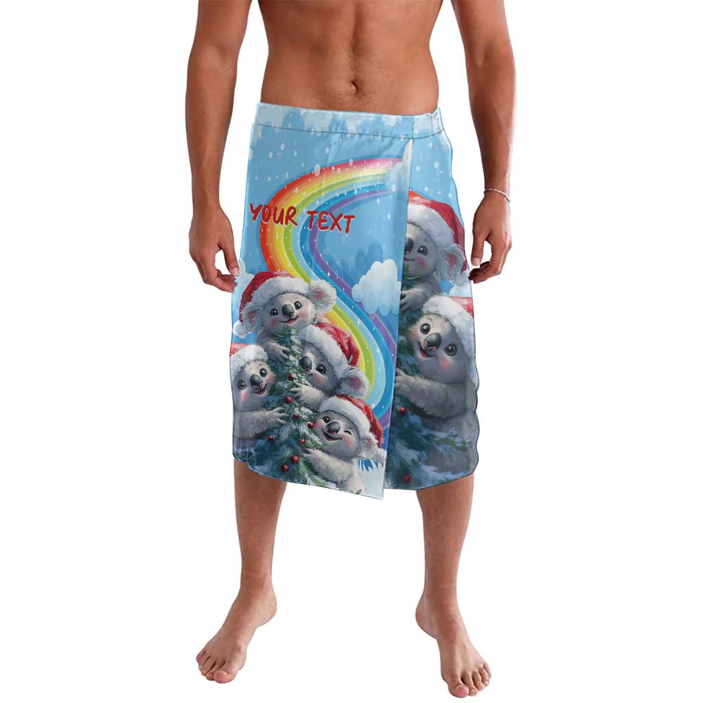 Personalised Australia Koala Christmas Lavalava Santa Claus Ho Ho Ho