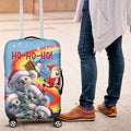 Australia Koala Christmas Luggage Cover Santa Claus Ho Ho Ho