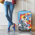 Australia Koala Christmas Luggage Cover Santa Claus Ho Ho Ho