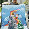 Australia Koala Christmas Quilt Santa Claus Ho Ho Ho