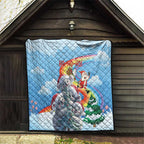 Australia Koala Christmas Quilt Santa Claus Ho Ho Ho
