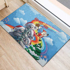 Australia Koala Christmas Rubber Doormat Santa Claus Ho Ho Ho