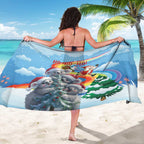 Australia Koala Christmas Sarong Santa Claus Ho Ho Ho
