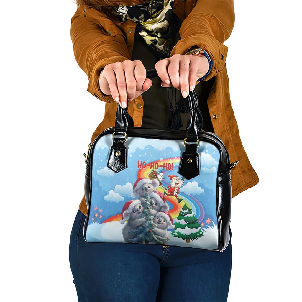 Australia Koala Christmas Shoulder Handbag Santa Claus Ho Ho Ho