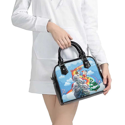 Australia Koala Christmas Shoulder Handbag Santa Claus Ho Ho Ho