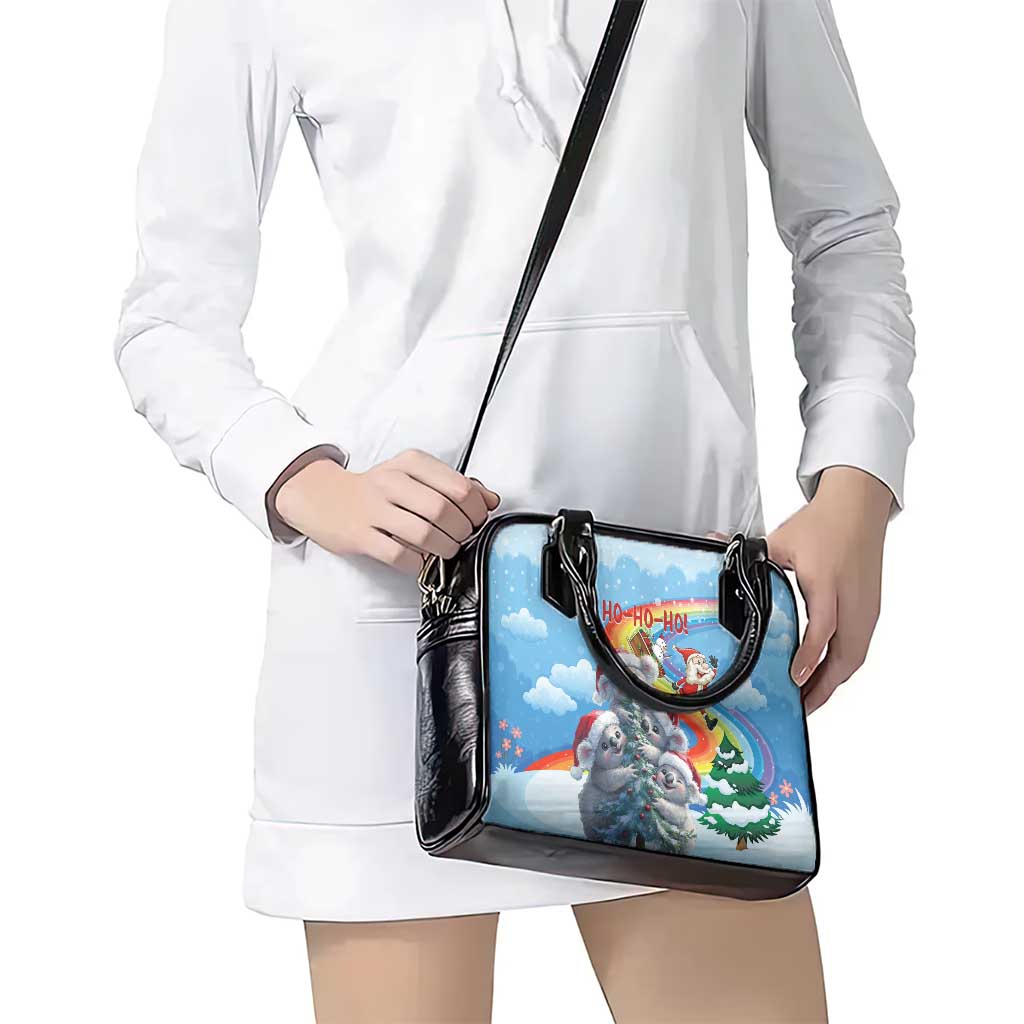 Australia Koala Christmas Shoulder Handbag Santa Claus Ho Ho Ho