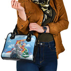 Australia Koala Christmas Shoulder Handbag Santa Claus Ho Ho Ho