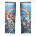 Personalised Australia Koala Christmas Skinny Tumbler Santa Claus Ho Ho Ho