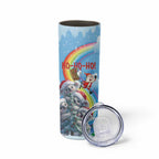 Personalised Australia Koala Christmas Skinny Tumbler Santa Claus Ho Ho Ho