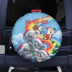Australia Koala Christmas Spare Tire Cover Santa Claus Ho Ho Ho