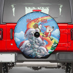 Australia Koala Christmas Spare Tire Cover Santa Claus Ho Ho Ho