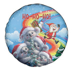Australia Koala Christmas Spare Tire Cover Santa Claus Ho Ho Ho