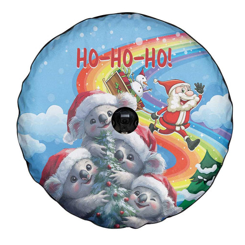 Australia Koala Christmas Spare Tire Cover Santa Claus Ho Ho Ho