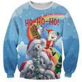 Personalised Australia Koala Christmas Sweatshirt Santa Claus Ho Ho Ho