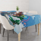 Australia Koala Christmas Tablecloth Santa Claus Ho Ho Ho