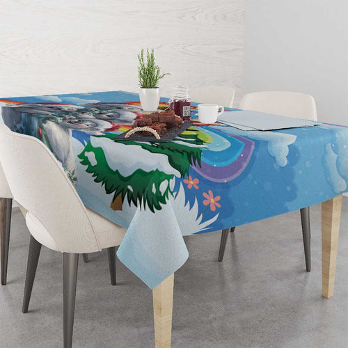 Australia Koala Christmas Tablecloth Santa Claus Ho Ho Ho