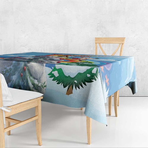 Australia Koala Christmas Tablecloth Santa Claus Ho Ho Ho