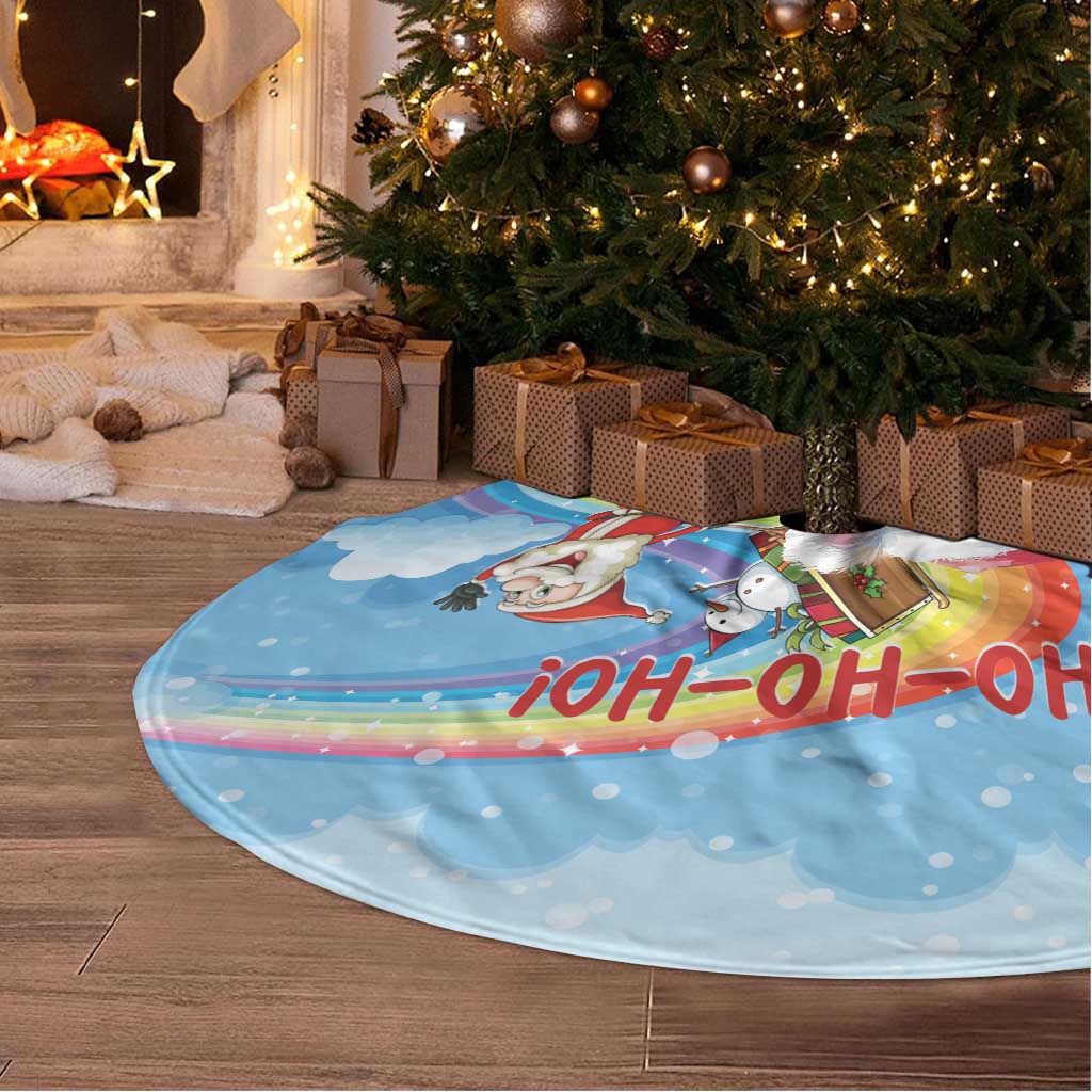 Australia Koala Christmas Tree Skirt Santa Claus Ho Ho Ho