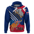 Australia Day Kangaroo and Koala With Flag Hoodie