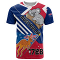 Australia Day Kangaroo and Koala With Flag T Shirt