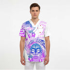 Kia Ora Maori New Zealand Pastel Scrub Top Sun Ta Moko Lilac Version - Aussie Hoodie