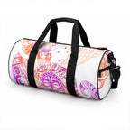 Kia Ora Maori New Zealand Pastel Duffle Bag Sun Ta Moko Sunset Version